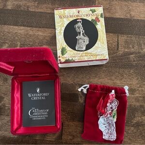 Waterford Crystal Twelve Days of Christmas Nine Ladies Dancing Ornament 2003
